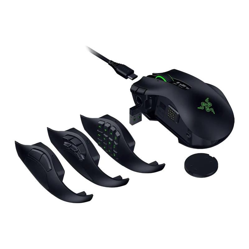 Razer Naga V3 Pro MMO Wireless Gaming Mouse (Black)