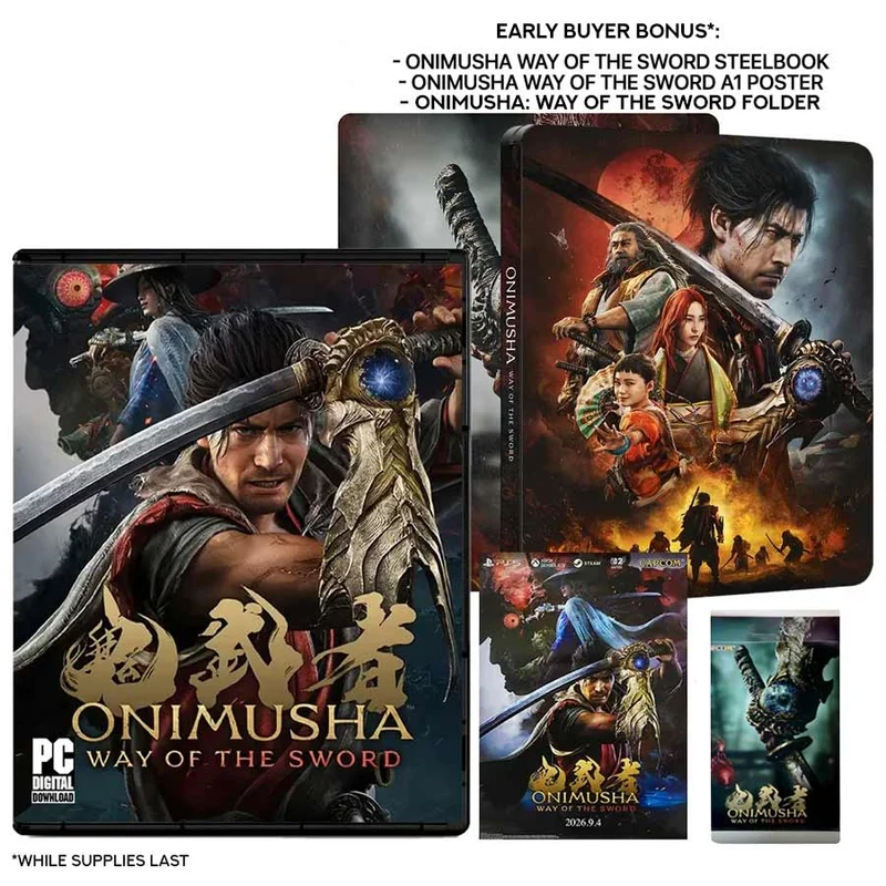 Onimusha Way of the Sword PC with Steelbook