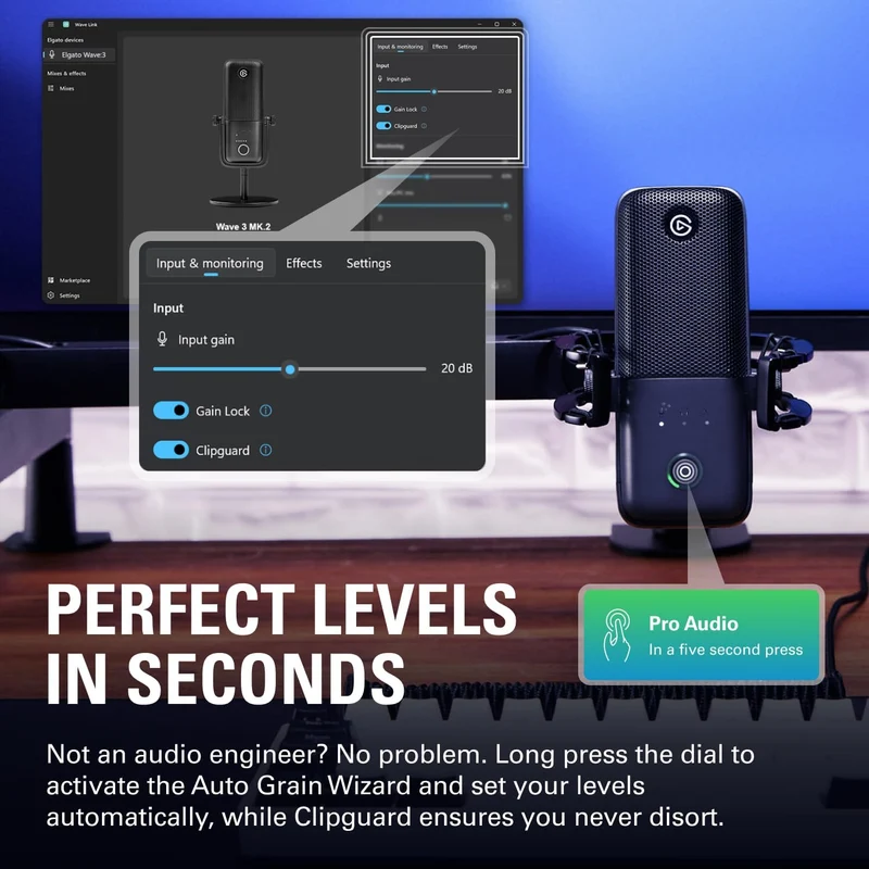 Elgato Wave:3 MK.2 USB Condenser Microphone (10MAO9901)
