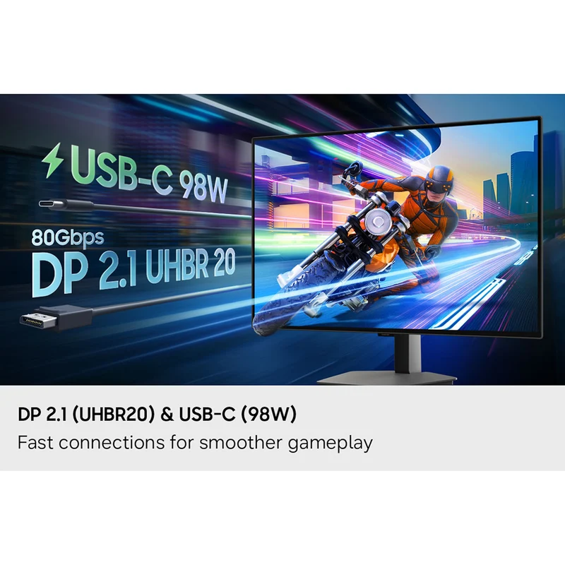 Samsung Odyssey OLED G8 LS27HG802SEXXP 27" 4K (3840x2160) 240Hz 0.03ms GTG FreeSync Premium Pro Gaming Monitor with Tilt/ Height/ Pivot/ Swivel Adjustment + Samsung Soundbar HW-B400F/XP 2.1ch Subwoofer