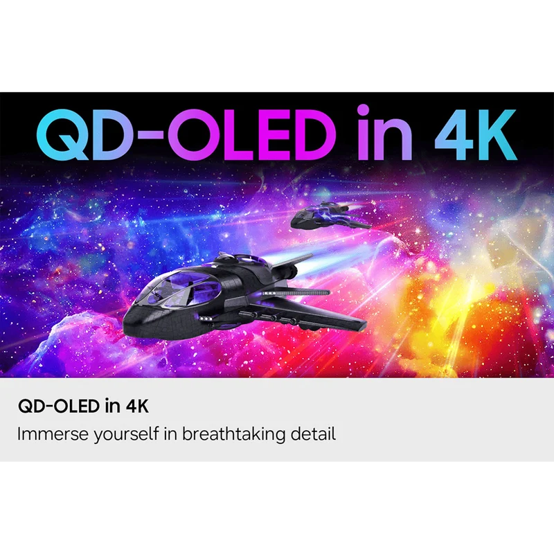 Samsung Odyssey OLED G8 LS27HG802SEXXP 27" 4K (3840x2160) 240Hz 0.03ms GTG FreeSync Premium Pro Gaming Monitor with Tilt/ Height/ Pivot/ Swivel Adjustment + Samsung Soundbar HW-B400F/XP 2.1ch Subwoofer