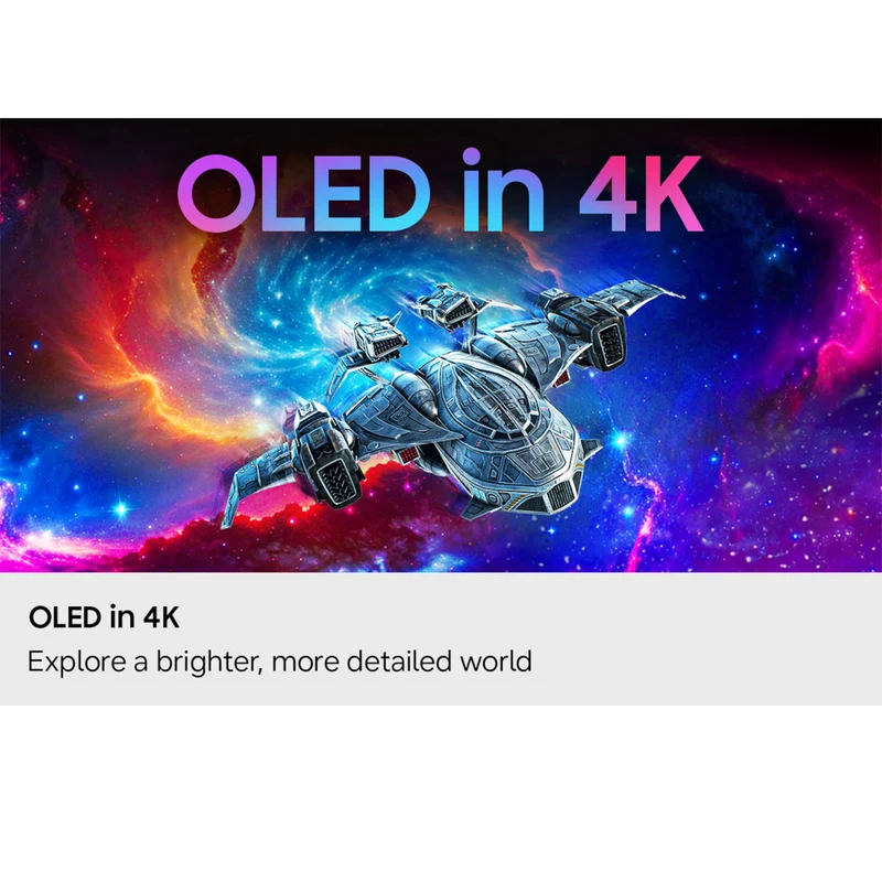 Samsung Odyssey OLED G7 LS32HG732SEXXP 32" 4K (3840x2160) Dual Mode (Max 4K 165Hz / FHD 330Hz) 0.03ms GTG Gaming Monitor with Tilt/ Height/ Pivot/ Swivel Adjustment + Samsung Soundbar HW-B400F/XP 2.1ch Subwoofer