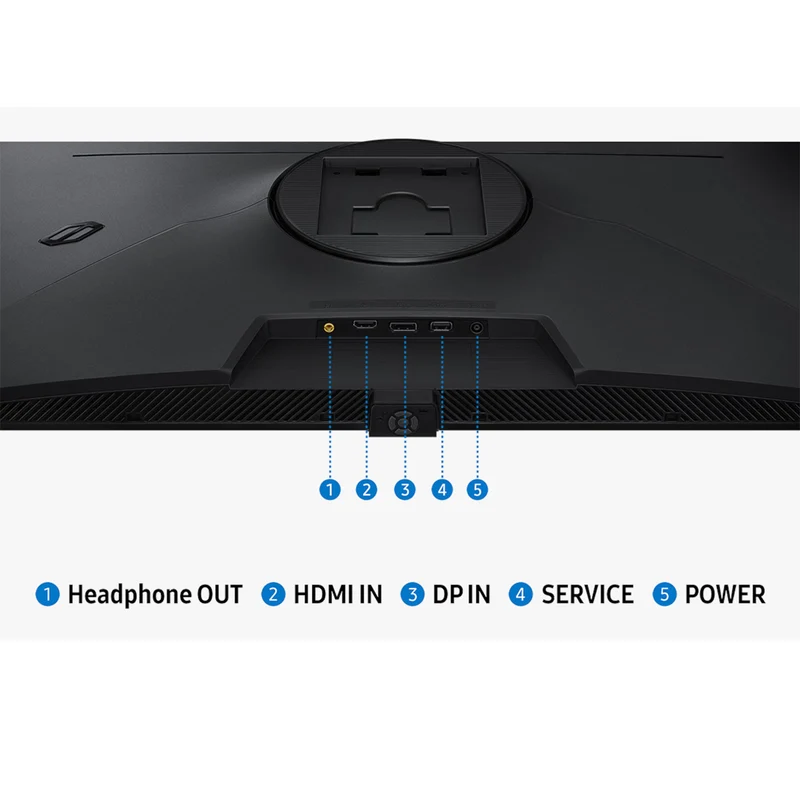 Samsung Odyssey OLED G7 LS32HG732SEXXP 32" 4K (3840x2160) Dual Mode (Max 4K 165Hz / FHD 330Hz) 0.03ms GTG Gaming Monitor with Tilt/ Height/ Pivot/ Swivel Adjustment + Samsung Soundbar HW-B400F/XP 2.1ch Subwoofer