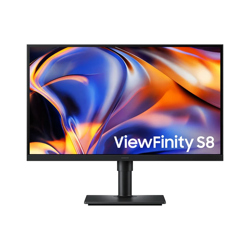 Samsung ViewFinity S8 LS27H802EFAXXP 27" 5K (5120x2880) 60Hz 5ms GTG USB-C & LAN Port IPS Monitor with Tilt/ Height/ Pivot/ Swivel Adjustment + Samsung Soundbar HW-B400F/XP 2.1ch Subwoofer