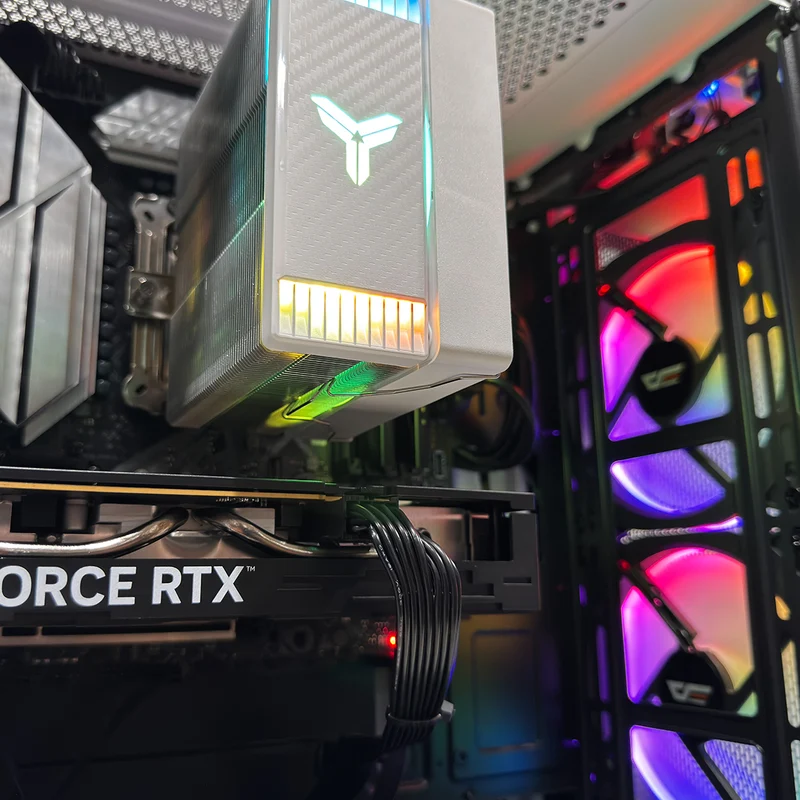 Sigma Pollux White Desktop Gaming PC | AMD Ryzen 5 7500F | 16GB (2x8GB) RAM | 1TB SSD | RTX 5060 | Windows 11 Pro
