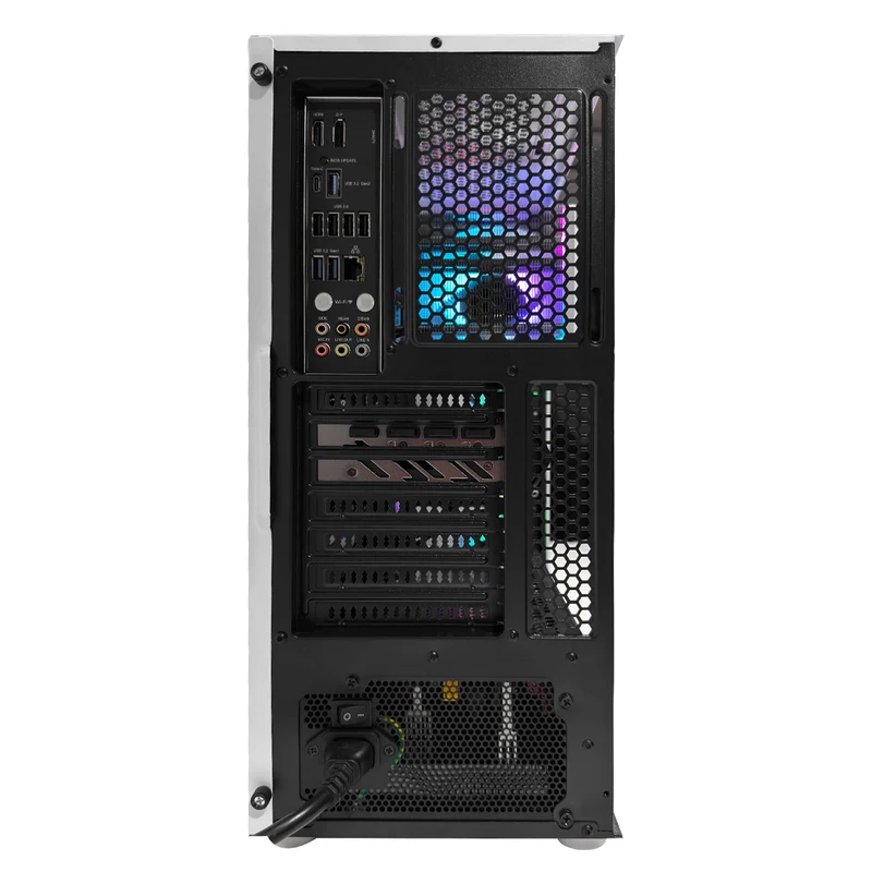 Sigma Pollux White Desktop Gaming PC | AMD Ryzen 5 7500F | 16GB (2x8GB) RAM | 1TB SSD | RTX 5060 | Windows 11 Pro