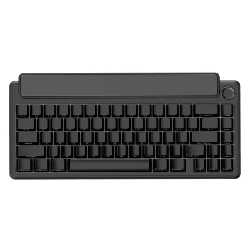 Ajazz Pixel68 Dot Matrix Large Screen RGB Tri-Mode Mechanical Keyboard (Black) (White Peach Switch)