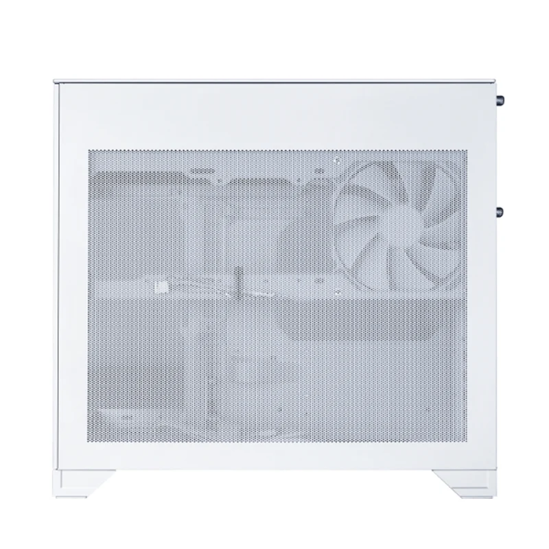 Lian Li O11 Vision-M Digital Compact Dual-Chamber LCD Gaming PC Case (Black, White)