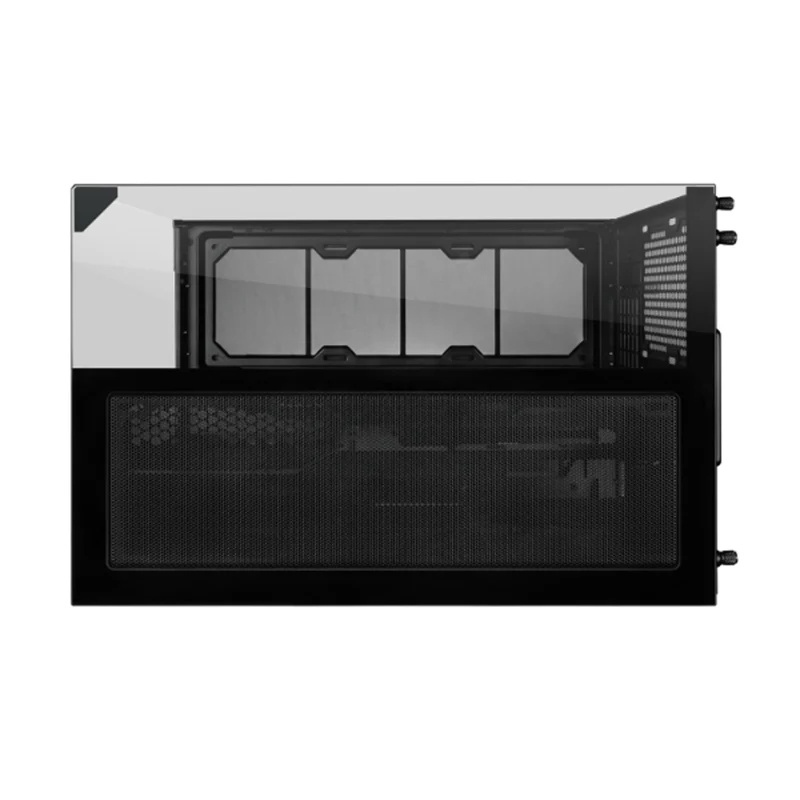 Lian Li O11 Vision-M Digital Compact Dual-Chamber LCD Gaming PC Case (Black, White)