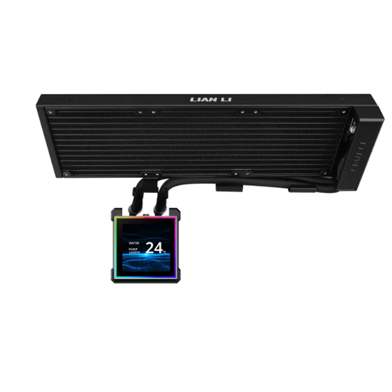 Lian Li Hydroshift II LCD-S 360N AIO Liquid Cooler (Black, White) (GHS2LCDS36NB, GHS2LCDS36NW)