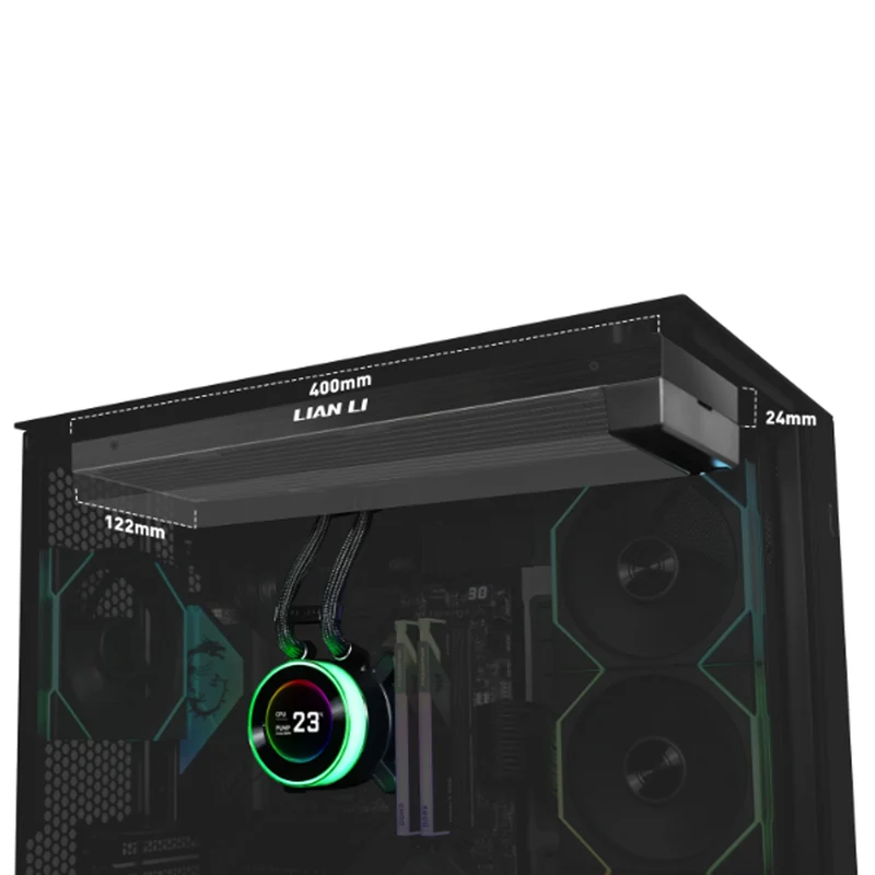 Lian Li Hydroshift II LCD-C 360N AIO Liquid Cooler (Black, White) (GHS2LCD36B, GHS2LCD36W)