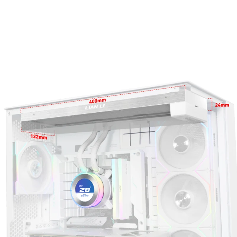 Lian Li Hydroshift II LCD-C 360N AIO Liquid Cooler (Black, White) (GHS2LCD36B, GHS2LCD36W)