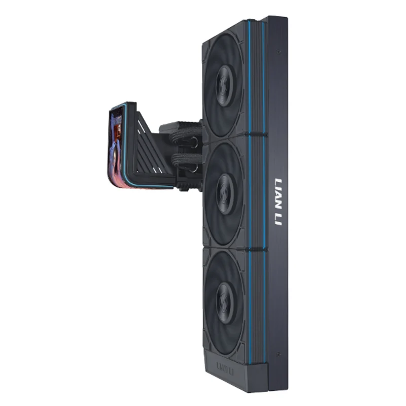 Lian Li Hydroshift 2 OLED Curved 360P AIO Liquid CPU Cooler (Black, White) (GHS2OLDC36PB, GHS2OLDC36PW)