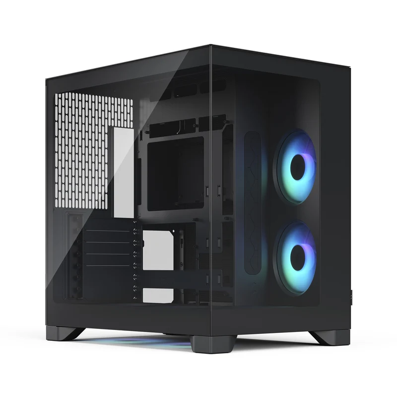 Fractal Design Pop 2 Vision Computer Case (RGB Black TG Light Tint, RGB White TG Clear Tint) (FD-C-POV2A-02, FD-C-POV2A-03)