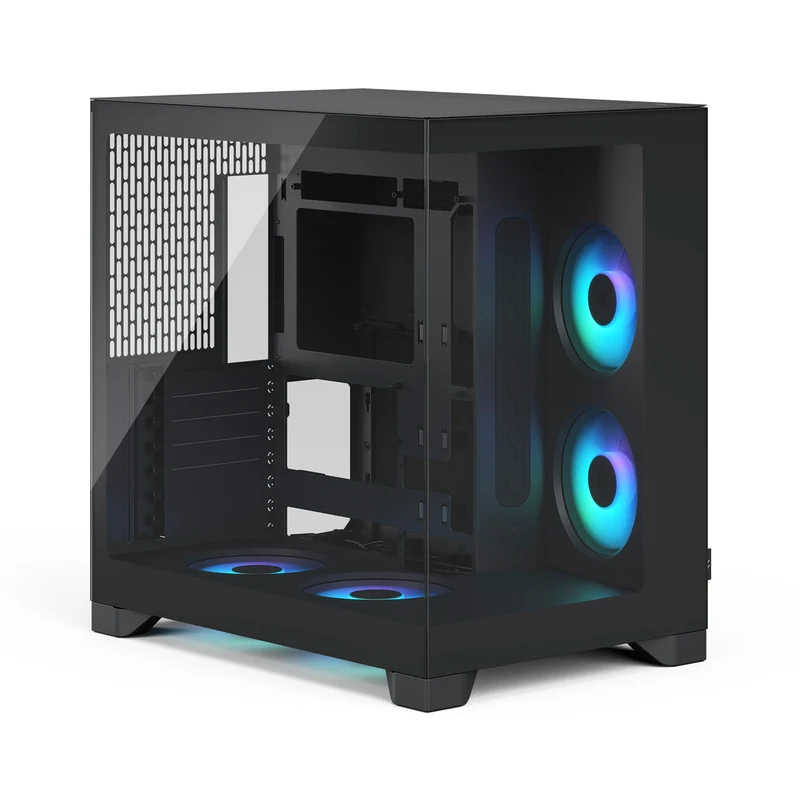 Fractal Design Pop 2 Vision Computer Case (RGB Black TG Light Tint, RGB White TG Clear Tint) (FD-C-POV2A-02, FD-C-POV2A-03)
