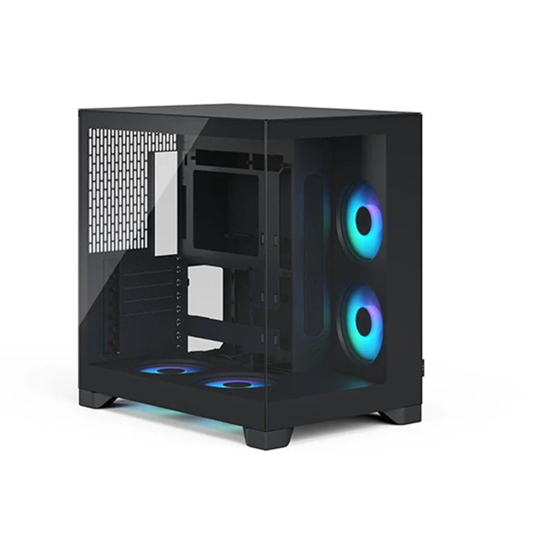Fractal Design Pop 2 Vision Computer Case (RGB Black TG Light Tint, RGB White TG Clear Tint) (FD-C-POV2A-02, FD-C-POV2A-03)