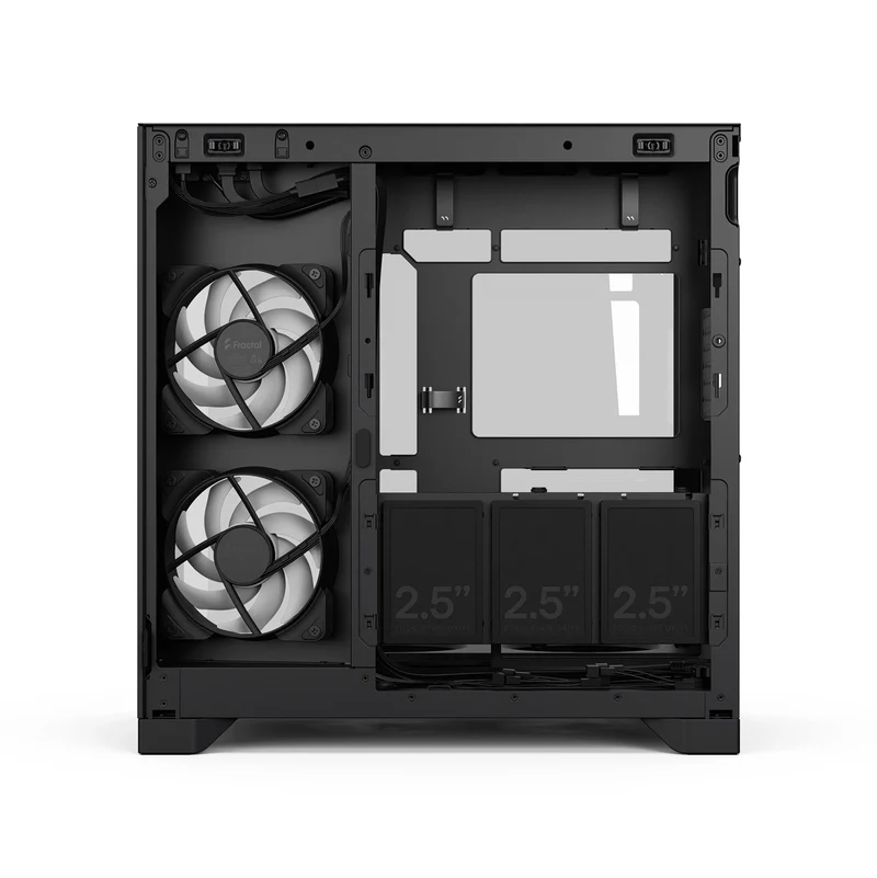 Fractal Design Pop 2 Vision Computer Case (RGB Black TG Light Tint, RGB White TG Clear Tint) (FD-C-POV2A-02, FD-C-POV2A-03)