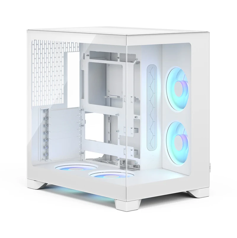 Fractal Design Pop 2 Vision Computer Case (RGB Black TG Light Tint, RGB White TG Clear Tint) (FD-C-POV2A-02, FD-C-POV2A-03)