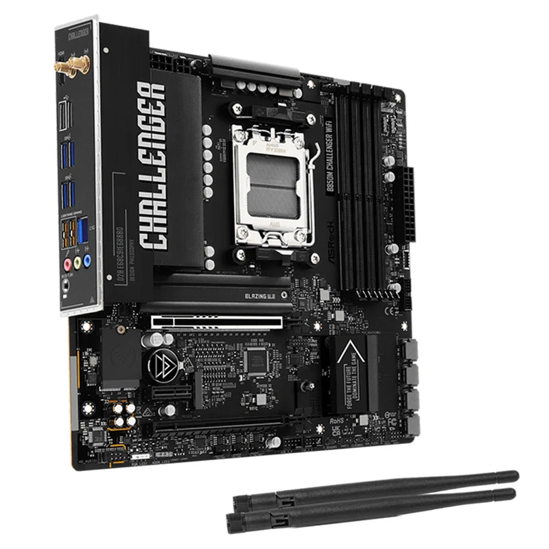 ASRock B850M Challenger WiFi DDR5 AMD Motherboard (Black)