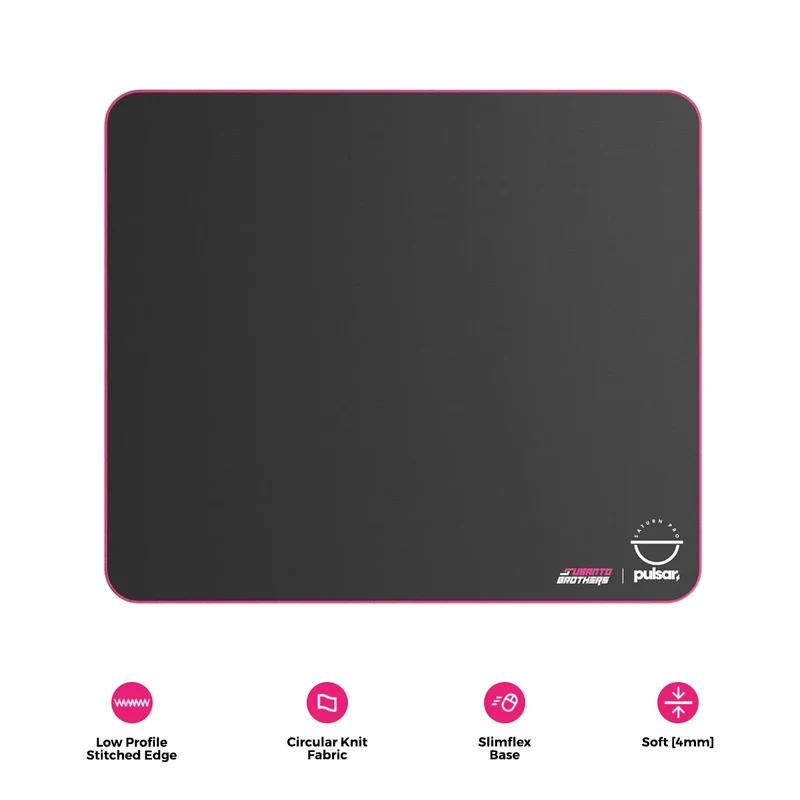 Pulsar Saturn Pro Mousepad Soft Slow XL (490x420x4mm) (Susanto Brothers Edition) (PRSSTSFXLSST)