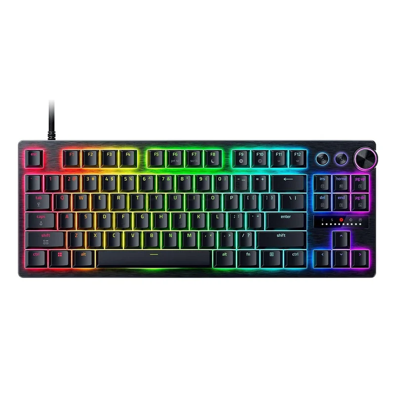 Razer Huntsman V3 Pro Low-Profile Tenkeyless 8KHz Analog Optical Esports Keyboard (Black)