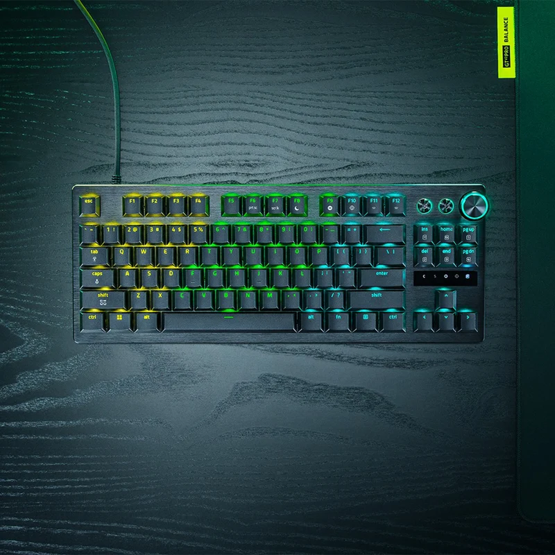 Razer Huntsman V3 Pro Low-Profile Tenkeyless 8KHz Analog Optical Esports Keyboard (Black)