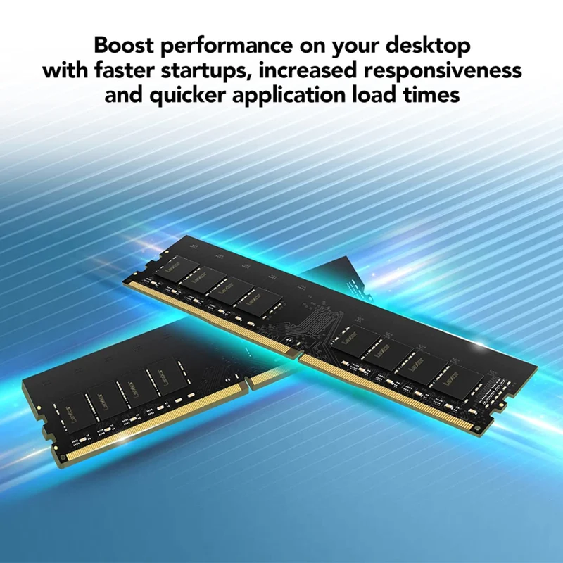 Lexar 16GB DDR4 3200MT/s CL22 U-DIMM Desktop Memory (LD4AU016G-B3200GSST)