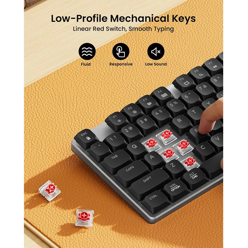 ProtoArc KM310 Mechanical Keyboard and Mouse Combo (Space Grey) (CP016224)