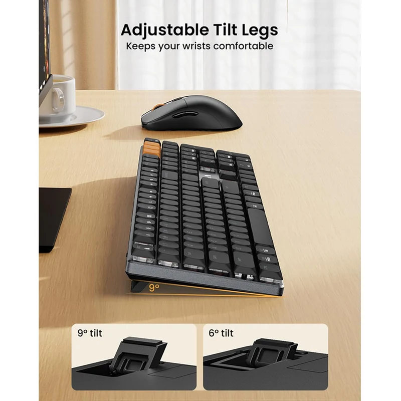 ProtoArc KM310 Mechanical Keyboard and Mouse Combo (Space Grey) (CP016224)