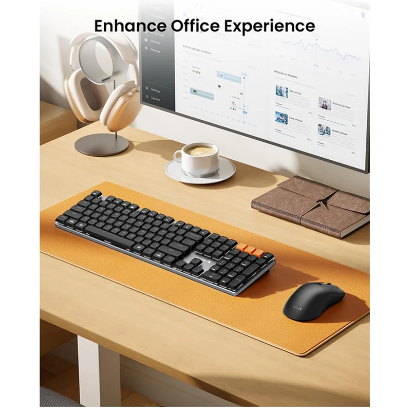 ProtoArc KM310 Mechanical Keyboard and Mouse Combo (Space Grey) (CP016224)
