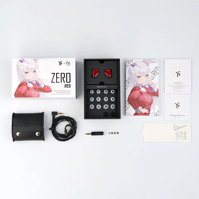Truthear x Crinacle Zero: RED Dual Dynamic Driver In-ear Monitor with Detachable Cable