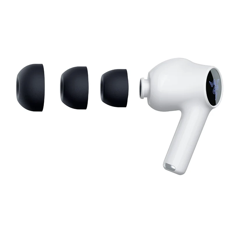 Razer Hammerhead V3 X HyperSpeed Wireless Multi-Platform Gaming Earbuds for PS5 (White)