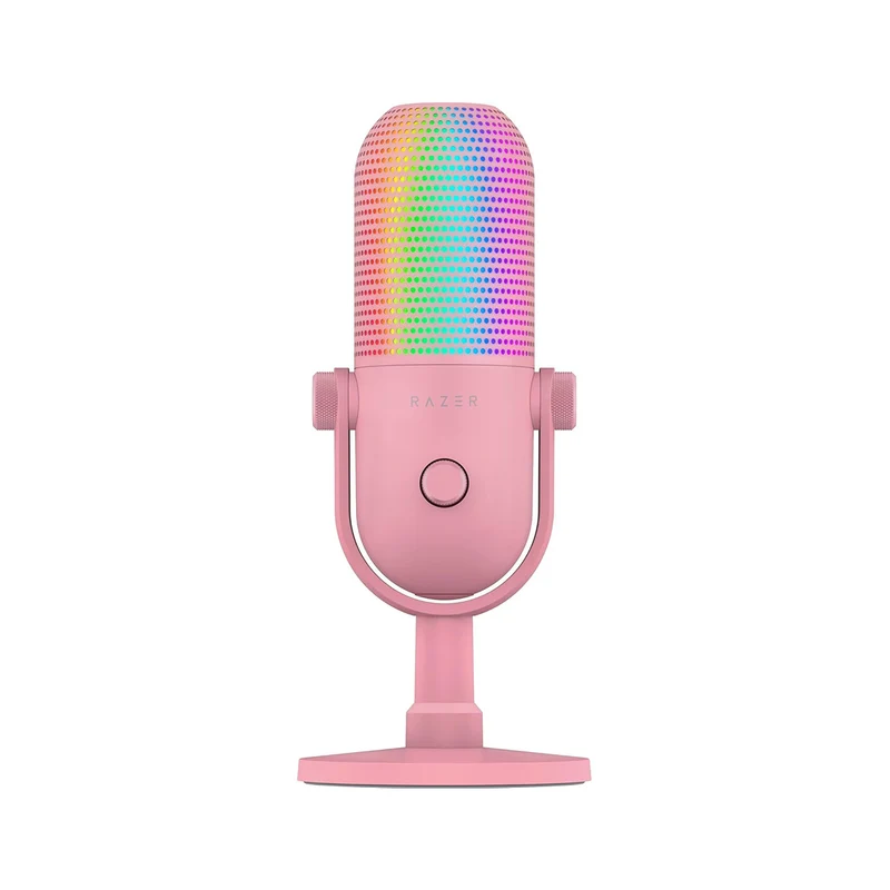 Razer Seiren V3 Chroma 32-Bit DSP RGB USB Microphone (Black, White, Quartz)