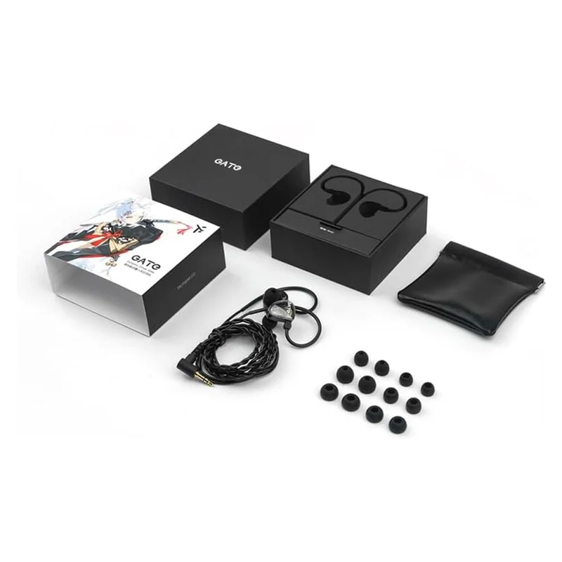 Truthear Gate 1DD 10mm Dynamic Driver In-Ear Monitor with MIC (Black)