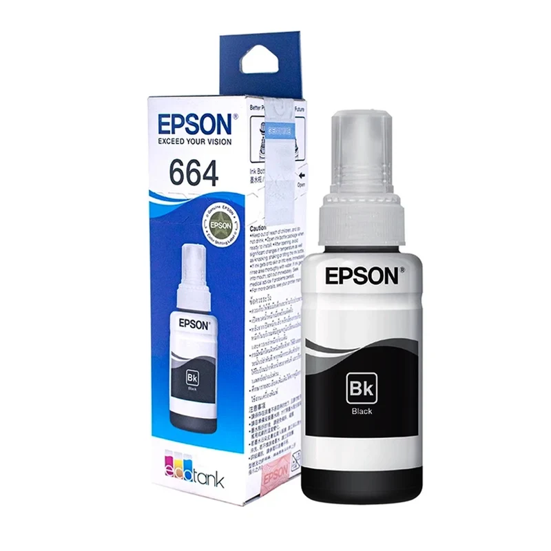 Epson 70ml Ink Bottle (Black, Cyan, Magenta, Yellow) (C13T664100, C13T664200, C13T664300, C13T664400)