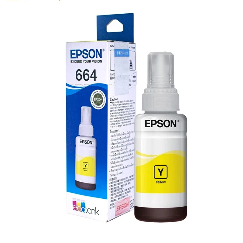 Epson 70ml Ink Bottle (Black, Cyan, Magenta, Yellow) (C13T664100, C13T664200, C13T664300, C13T664400)