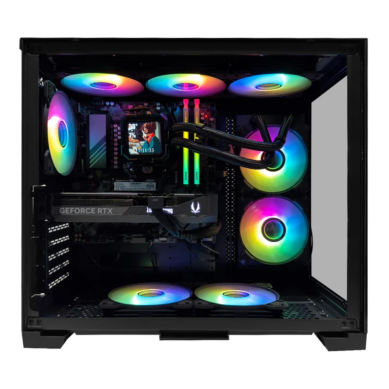 Optima Dynamic Mini Black Desktop Gaming PC | AMD Ryzen 7 9700X | 32GB (2x16GB) RAM | 1TB SSD | RTX 5070 | Windows 11 Pro