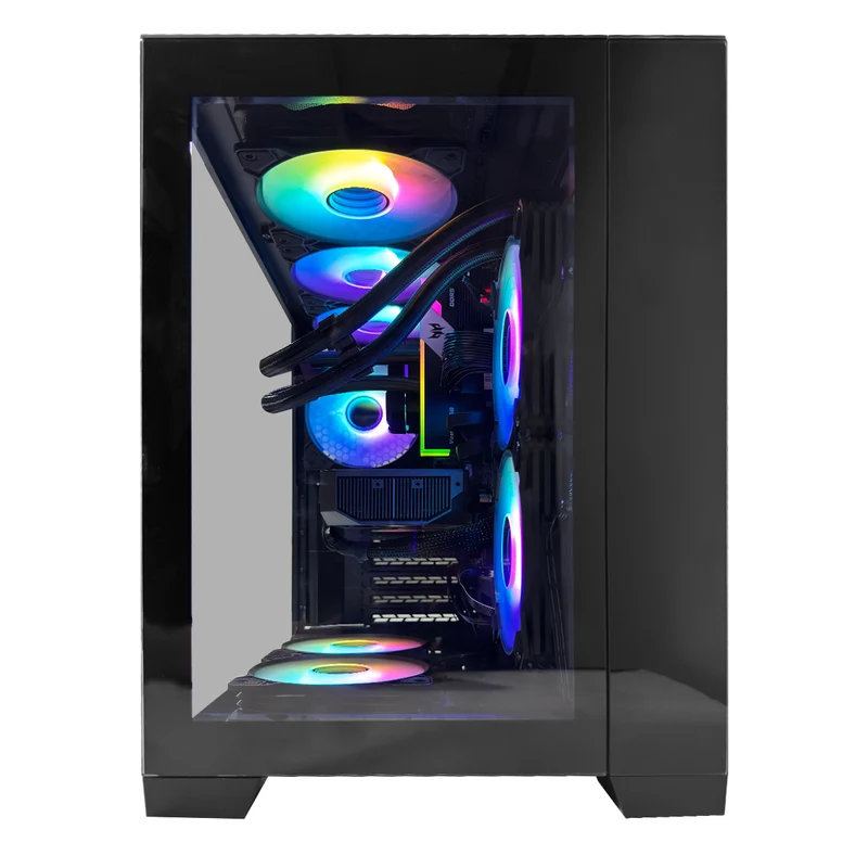 Optima Dynamic Mini Black Desktop Gaming PC | AMD Ryzen 7 9700X | 32GB (2x16GB) RAM | 1TB SSD | RTX 5070 | Windows 11 Pro