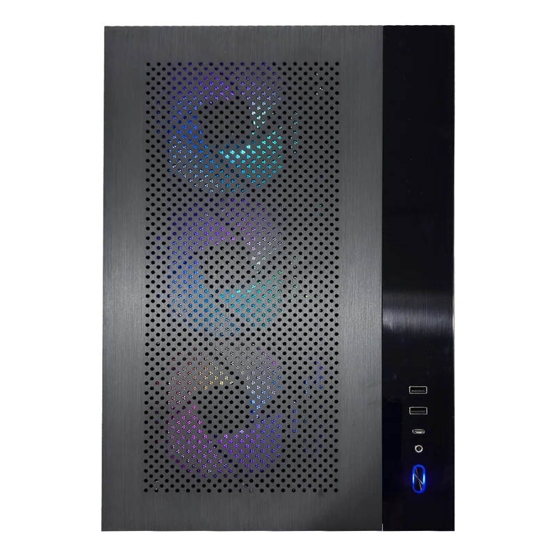 Optima Dynamic Mini Black Desktop Gaming PC | AMD Ryzen 7 9700X | 32GB (2x16GB) RAM | 1TB SSD | RTX 5070 | Windows 11 Pro