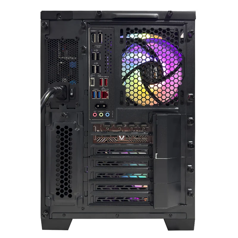 Optima Dynamic Mini Black Desktop Gaming PC | AMD Ryzen 7 9700X | 32GB (2x16GB) RAM | 1TB SSD | RTX 5070 | Windows 11 Pro