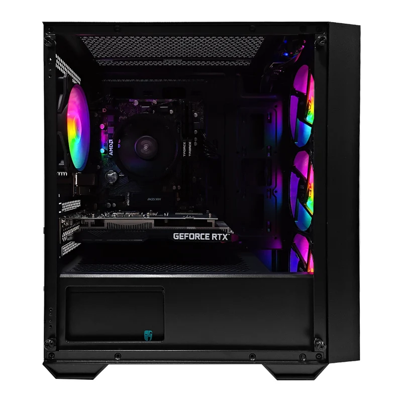 Alpha PRO Black Desktop Gaming PC | AMD Ryzen 5 5600 | 16GB (2x8GB) RAM | 512GB SSD | RTX 3050 | Windows 11 Pro