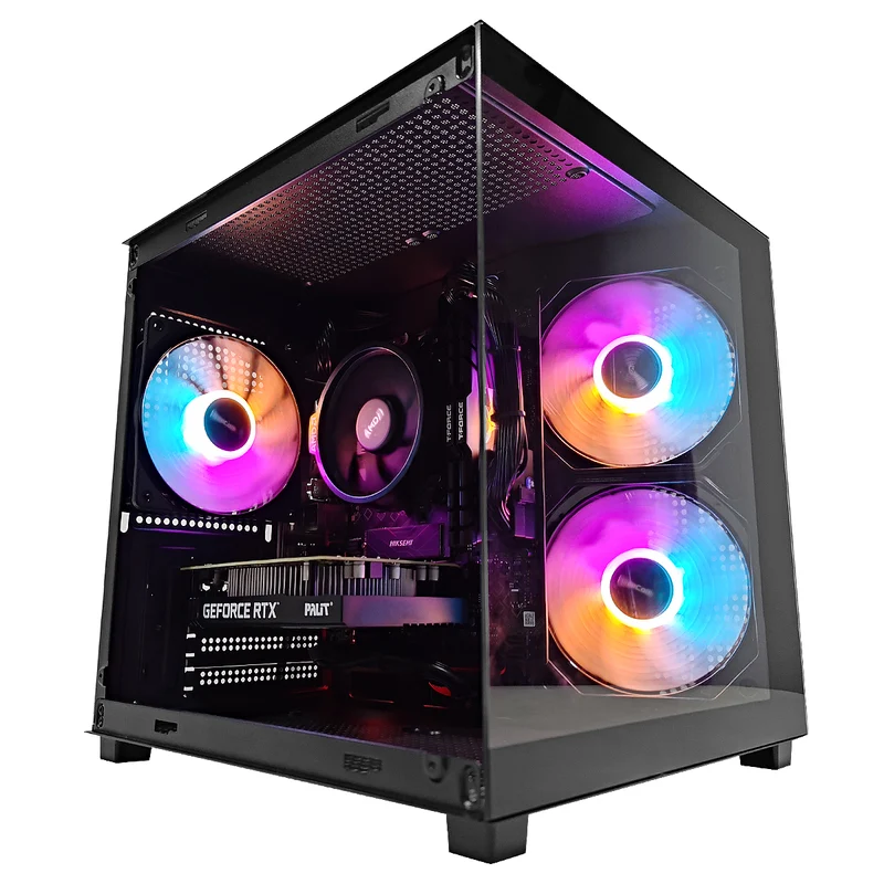 Alpha Apollo A275 Black Desktop Gaming PC | AMD Ryzen 5 5500 | 16GB (2x8GB) RAM | 512GB SSD | RTX 3050 | Windows 11 Pro