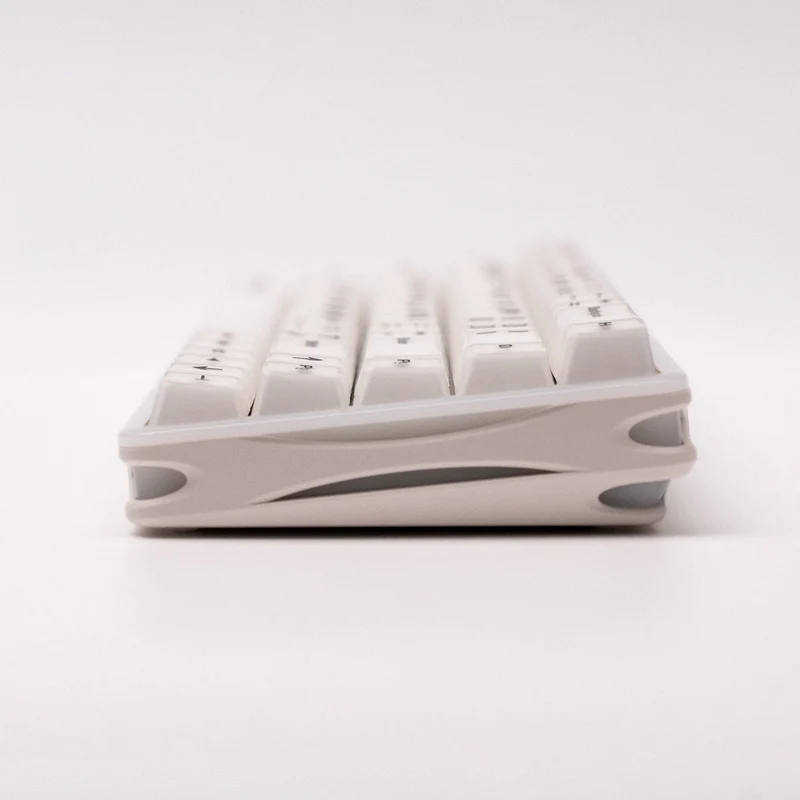 MonsGeek Verve 68 HE Wired RGB Magnetic Keyboard (Misty White) (Akko Flash Magnetic Switch) (101-VEVEB-000)