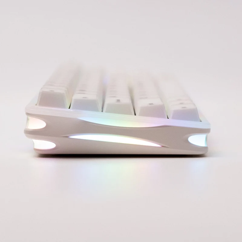 MonsGeek Verve 68 HE Wired RGB Magnetic Keyboard (Misty White) (Akko Flash Magnetic Switch) (101-VEVEB-000)