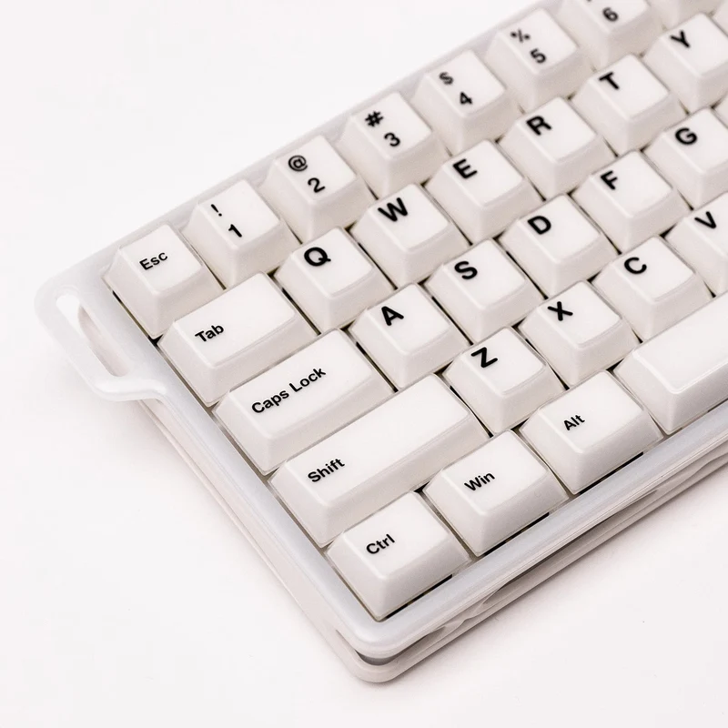 MonsGeek Verve 68 HE Wired RGB Magnetic Keyboard (Misty White) (Akko Flash Magnetic Switch) (101-VEVEB-000)