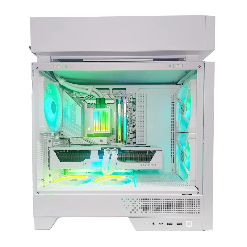 Ultra CL6600 White Gaming PC | AMD Ryzen 7 9850X3D | 32GB RAM | 2TB SSD | RX 9070 XT | Windows 11 Pro