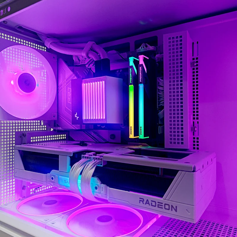 Ultra CL6600 White Gaming PC | AMD Ryzen 7 9850X3D | 32GB RAM | 2TB SSD | RX 9070 XT | Windows 11 Pro