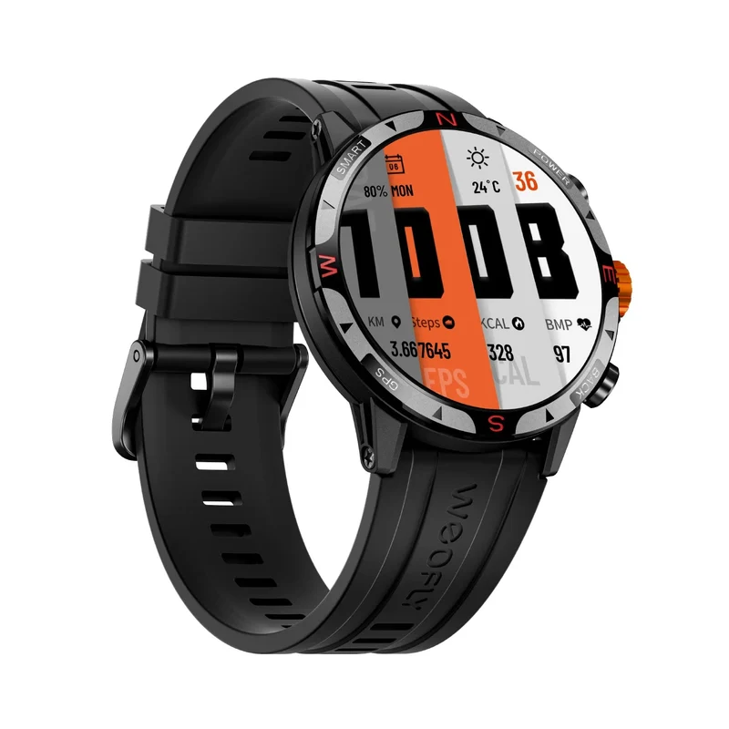 Weofly Conquer 2 Smartwatch (Black, Silver) (WFCQ712BL, WFCQ712SL)