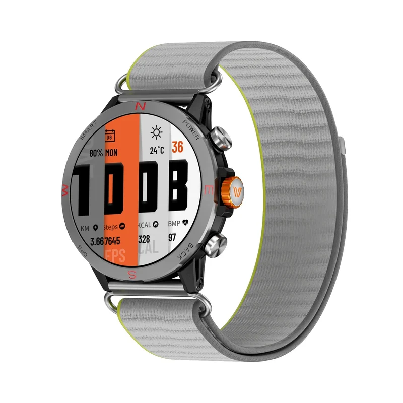 Weofly Conquer 2 Smartwatch (Black, Silver) (WFCQ712BL, WFCQ712SL)