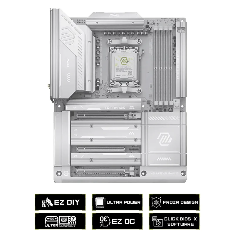 MSI MAG X870E Tomahawk Max WiFi PZ DDR5 AMD Motherboard